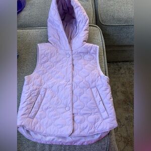 Cat & Jack Light Purple Quilted Vest